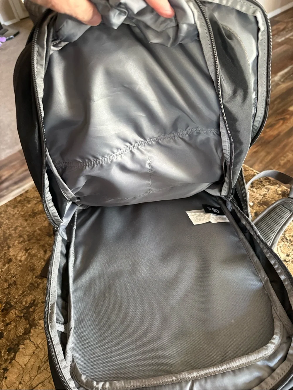 Timbuk2 Uptown Backpack Travel Friendly Laptop Compartment Logo Is M43. Clean.